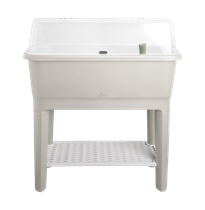 noa grow table warm grey